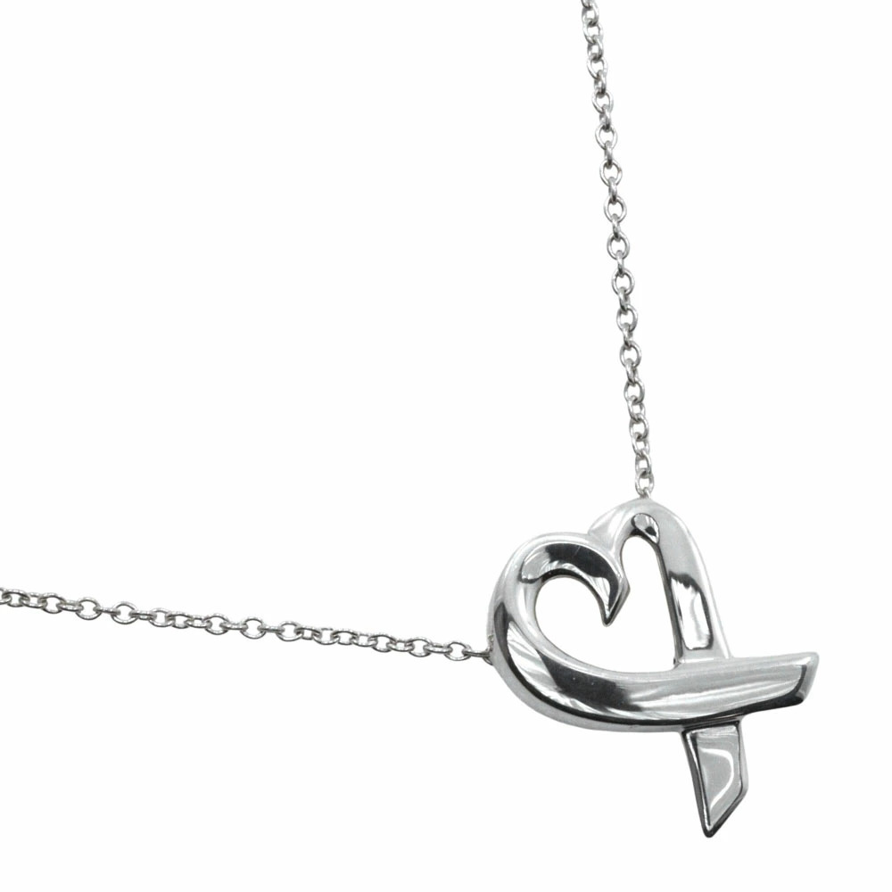 Tiffany Co Loving Heart Necklace Paloma Picasso Sterling Silver